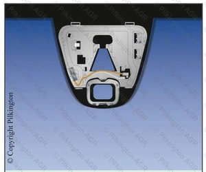 VOLKSWAGEN TIGUAN 2011- Стекло лобовое зеленое, камера, ДД от Fuyao