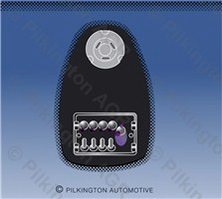 BMW 5 SERIES 09/2001- ветр зелен+VIN+датчик от AGC