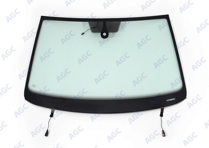 VOLKSWAGEN POLO V 4D СЕД 2015- Стекло лобовое зеленое, полный обогрев, ДД, Vin от BENSON