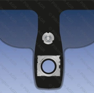 BMW 5 SERIES GT F07 2009-лобовое стекло, серая с/з полоса, датчик дождя, Vin от Fuyao