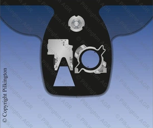 BMW 7 SERIES F01/F02 2012- лобовое стекло, антибликовое покрытие, камера, датчик дождя, VIN