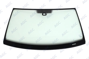 VOLKSWAGEN TIGUAN 2007- стекло лобовое зеленое-место по датчик дождя, VIN, нижний молдинг от AGC